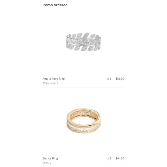 SHASHI Bianca 18K Vermeil Ring - Picture 5 of 5